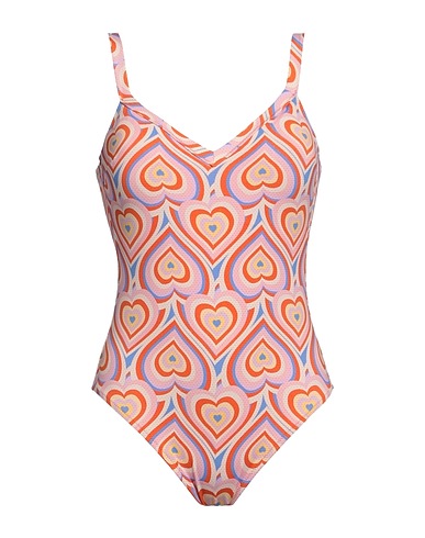 VERDISSIMA Costume intero Arancione 80% Poliammide, 13% Elastan, 7% Fibra di metallo