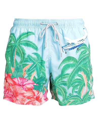 MC2 SAINT BARTH Boxer mare Celeste 100% Poliestere riciclato