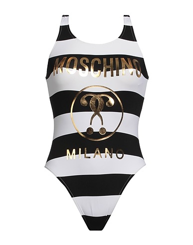 MOSCHINO One-piece swimsuits Black 86% Polyamide, 14% Elastane
