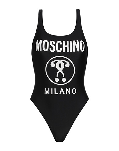 MOSCHINO One-piece swimsuits SWIM Black 80% Polyamide, 20% Elastane
