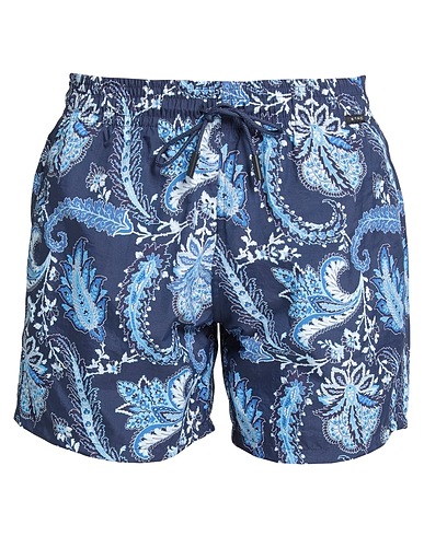 ETRO Swim shorts Midnight blue 100% Nylon
