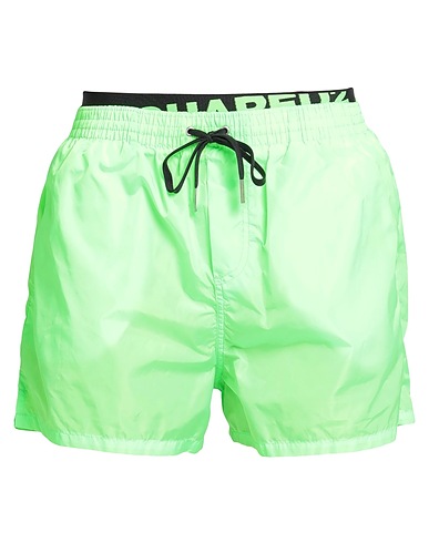 DSQUARED2 Swim shorts BEACHWEAR Green 100% Polyamide