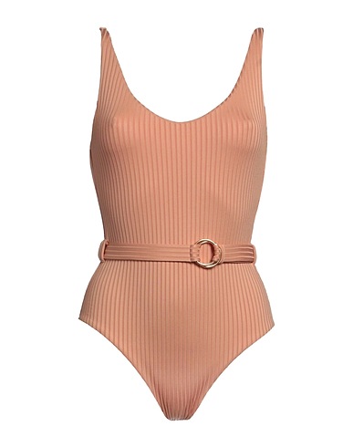 MELISSA ODABASH One-piece swimsuits Camel 90% Polyester, 10% Elastane
