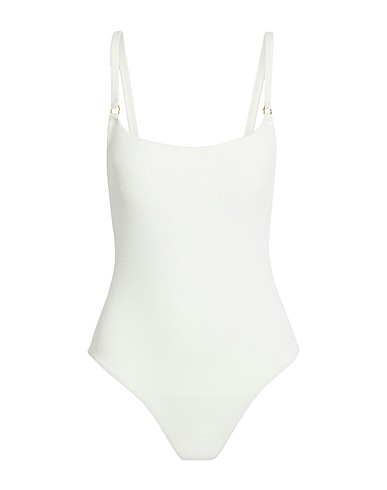 MELISSA ODABASH One-piece swimsuits White 91% Polyamide, 9% Elastane