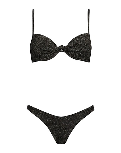 VERDISSIMA Bikini Schwarz 77% Polyamid, 18% Elastan, 5% Metallfaser
