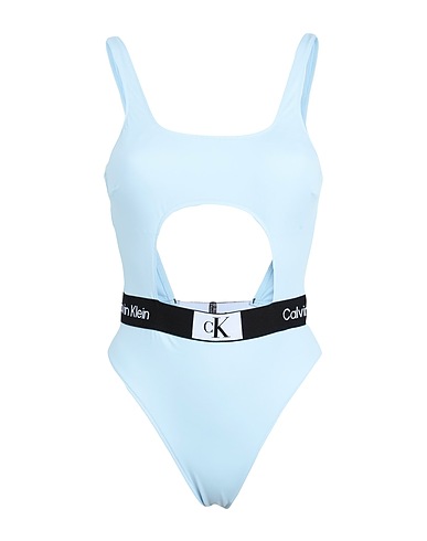CALVIN KLEIN Swim costumes Sky blue 80% Polyamide, 20% Elastane
