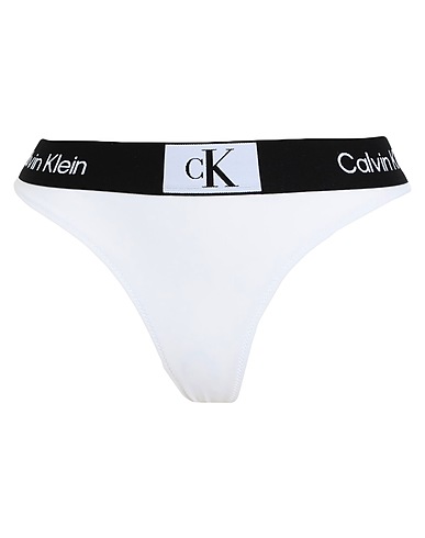 CALVIN KLEIN Bikini White 80% Polyamide, 20% Elastane