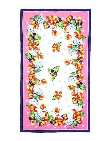 DOLCE&GABBANA Beach towel Pink 100% Cotton