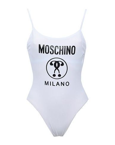 MOSCHINO One-piece swimsuits SWIM White 80% Polyamide, 20% Elastane