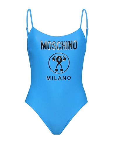MOSCHINO Costume intero SWIM Azzurro 80% Poliammide, 20% Elastan