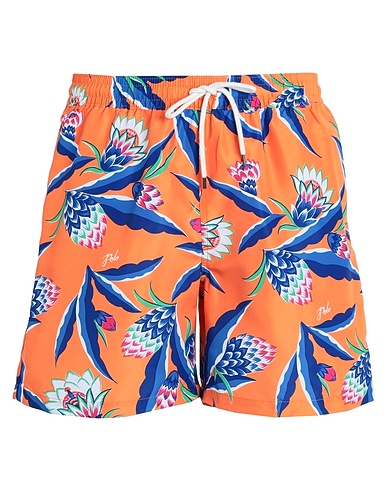 POLO RALPH LAUREN Swim shorts Orange 100% Recycled polyester