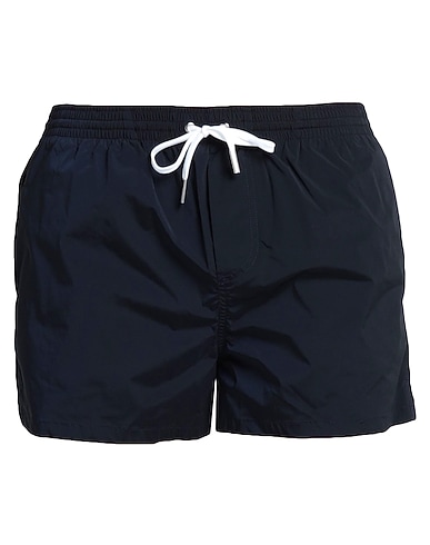 DSQUARED2 Swim shorts Navy blue 92% Polyamide, 8% Elastane