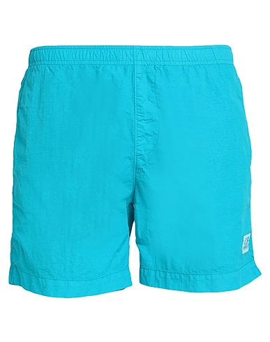 C.P. COMPANY Swim shorts Turquoise 100% Polyamide, Cotton