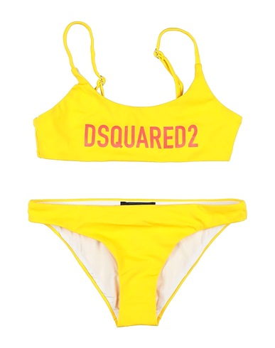 DSQUARED2 Бикини Жёлтый 78% Нейлон, 22% Эластан