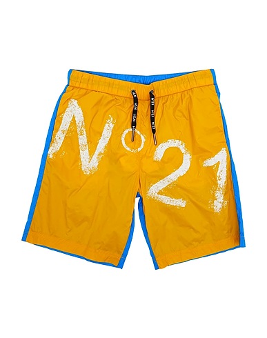 N°21 Swim shorts Mustard 100% Polyamide