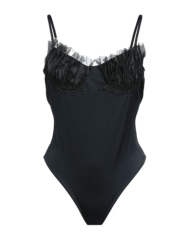 CLARA AESTAS Costume intero Nero 80% Poliammide, 20% Elastan, Poliestere