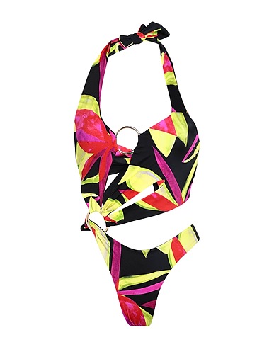 LOUISA BALLOU One-piece swimsuits Black 78% Recycled polyamide, 22% Elastane