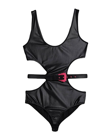VERSACE JEANS COUTURE TOPWEAR Black 79% Polyamide, 21% Elastane
