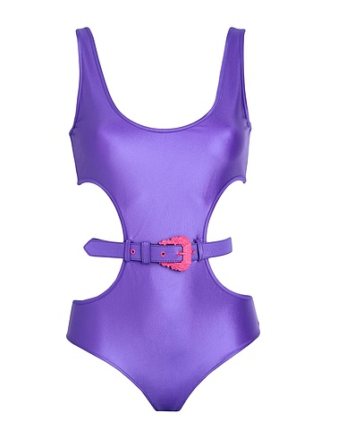 VERSACE JEANS COUTURE TOPWEAR Purple 79% Polyamide, 21% Elastane