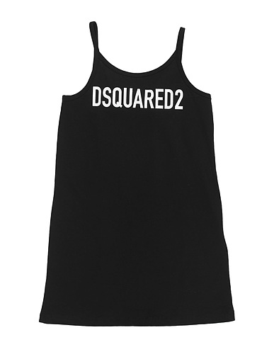 DSQUARED2 ビーチドレス ブラック コットン 100%