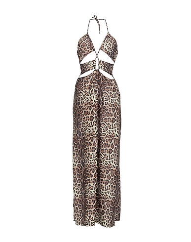4GIVENESS Cover-ups Brown 82% Polyester, 18% Elastane