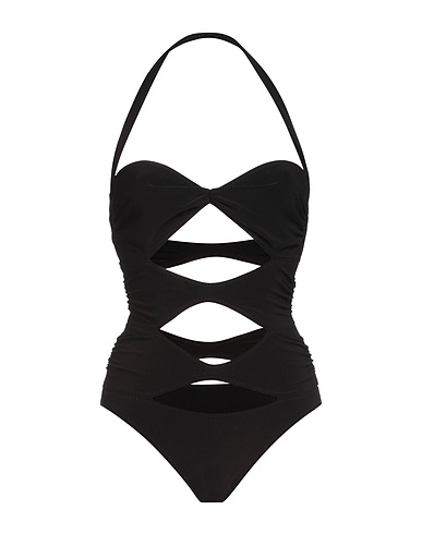 NORMA KAMALI One-piece swimsuits Black 95% Polyester, 5% Elastane