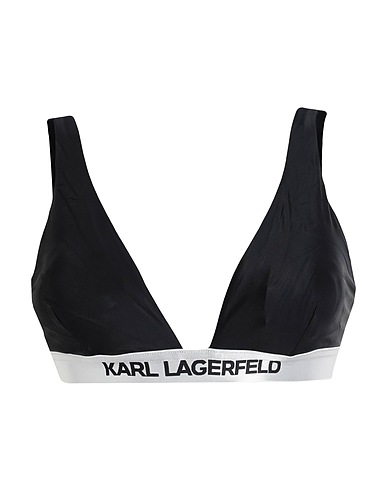 KARL LAGERFELD 水着（ビキニ） ブラック 再生ポリアミド 78% / ポリウレタン 22%
