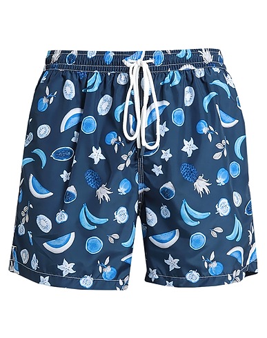FEDELI Swim shorts Midnight blue 100% Recycled polyester