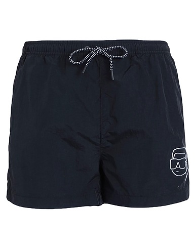 KARL LAGERFELD Swim shorts Black 100% Polyamide