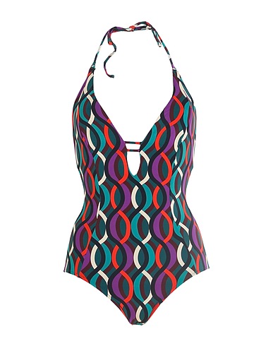 SIYU Costume intero Verde scuro 85% Poliammide, 15% Elastan