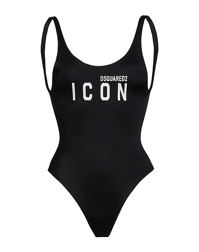 DSQUARED2 Costume intero Nero 80% Poliammide, 20% Elastan