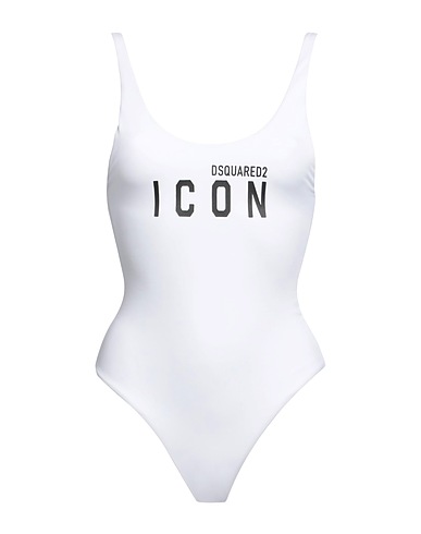 DSQUARED2 One-piece swimsuits White 80% Polyamide, 20% Elastane
