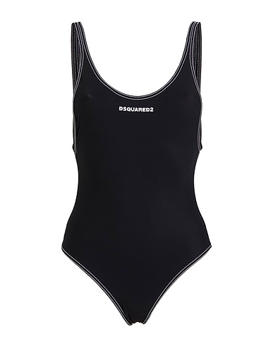 DSQUARED2 One-piece swimsuits Black 85% Polyamide, 15% Elastane