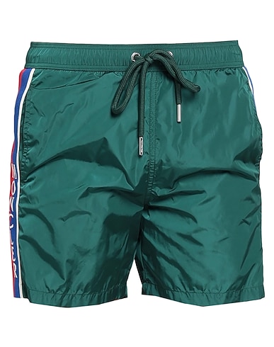 MONCLER Swim shorts Green 100% Polyamide
