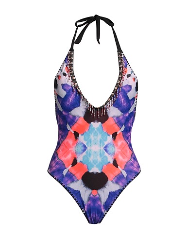 Y-E-S YOUR EVERYDAY SUPERHERO One-piece swimsuits Purple 80% Polyamide, 20% Elastane
