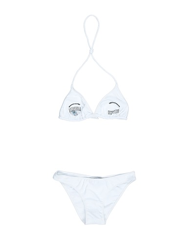 CHIARA FERRAGNI Bikini Bianco 80% Poliammide, 20% Elastan