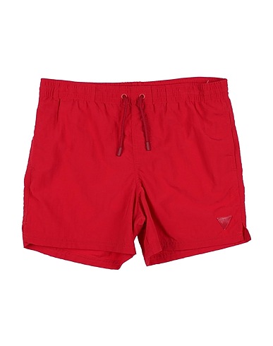 GUESS Swim shorts Red 100% Polyamide