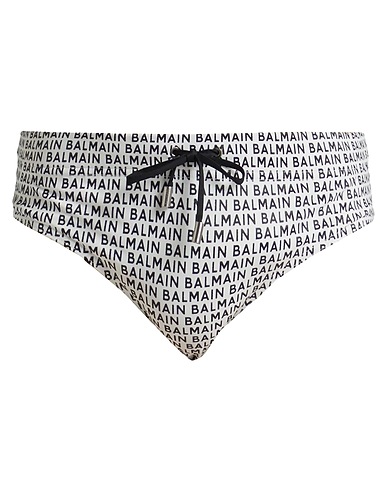 BALMAIN Shorts de bain Blanc 78% Polyamide, 22% Élasthanne