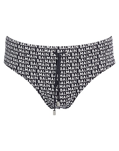 BALMAIN Swim shorts Black 78% Polyamide, 22% Elastane