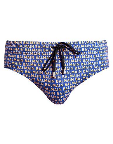 BALMAIN Swim shorts Bright blue 78% Polyamide, 22% Elastane