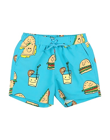 STELLA McCARTNEY KIDS Swim shorts Azure 100% Polyester