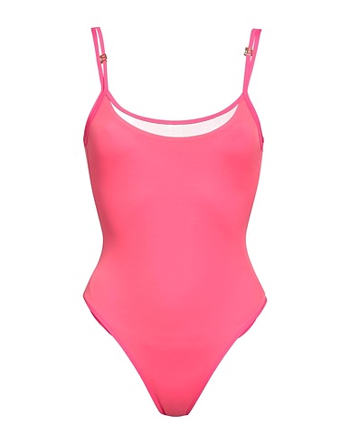 BALMAIN One-piece swimsuits Coral 81% Polyamide, 19% Elastane