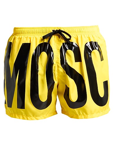MOSCHINO 水着（ボクサーパンツ） SWIM イエロー ポリエステル 100%