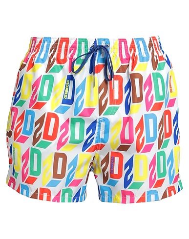 DSQUARED2 Swim shorts White 100% Polyester