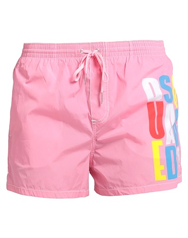 DSQUARED2 Swim shorts Pink 92% Polyamide, 8% Elastane