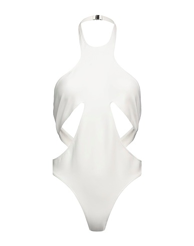 MUGLER One-piece swimsuits White 75% Polyamide, 25% Elastane