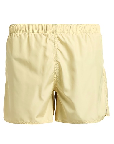 COURRÈGES Swim shorts Pastel yellow 100% Polyester