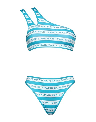 BALMAIN Bikini Turquoise 80% Polyamide, 20% Elastane