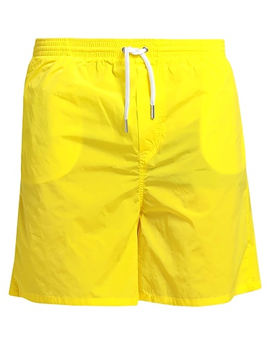 DSQUARED2 Swim shorts Yellow 92% Polyamide, 8% Elastane