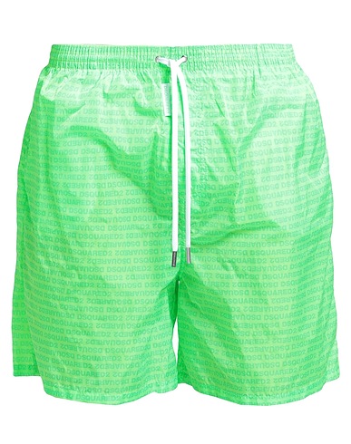 DSQUARED2 Swim shorts Lime green 100% Polyamide